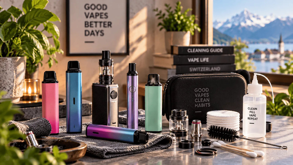 Vergleich zwischen einer kompakten Einweg-Vape und einer wiederaufladbaren Vape