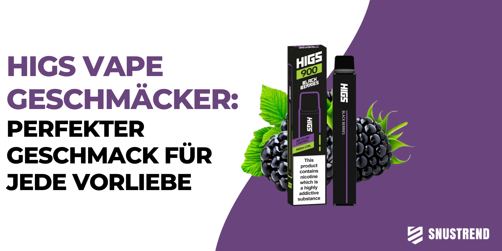 Entdecken die besten Higs Vape-Aromen: Perfekte Geschmäcker für jede Vorliebe