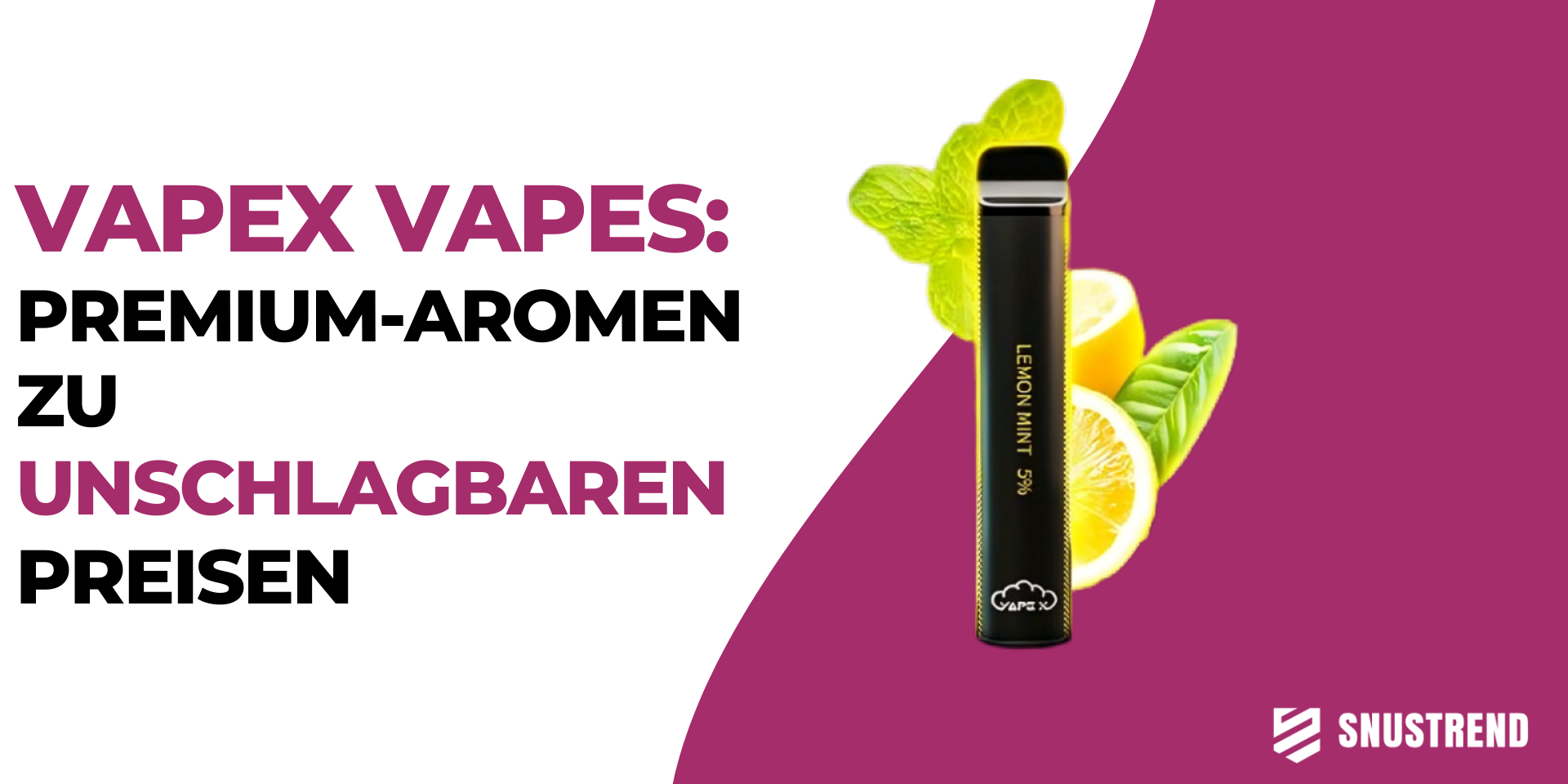 Entdecke VapeX Vapes: Premium-Aromen zu unschlagbaren Preisen