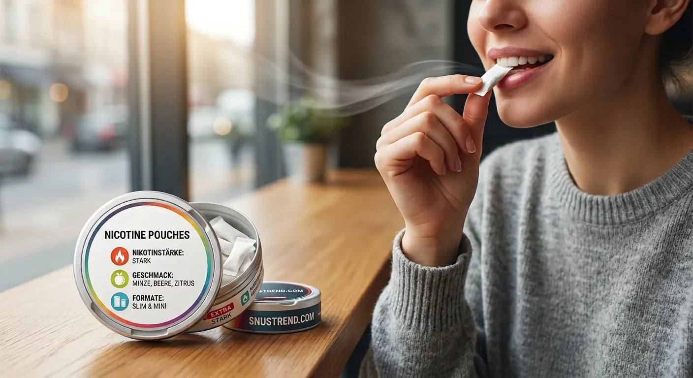 Nicotine Pouches und tabakfreie Nikotinbeutel