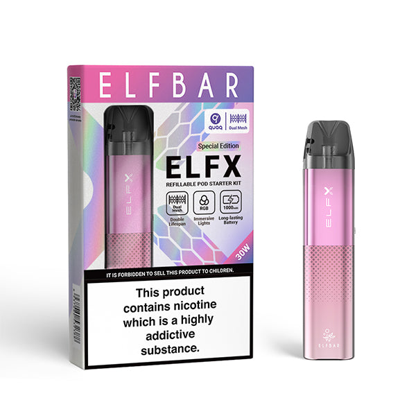 Elf Bar ELFX Open Vape Kit – Pink
