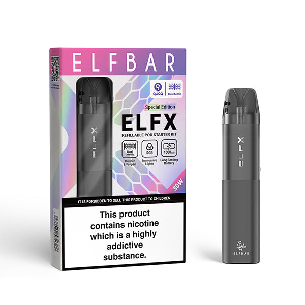 Elf Bar ELFX Open Vape Kit – Gray