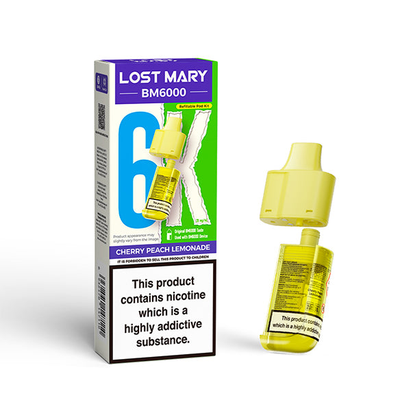 Lost Mary BM6000 Prefilled Pods – Cherry Peach Lemonade – 20mg/ml