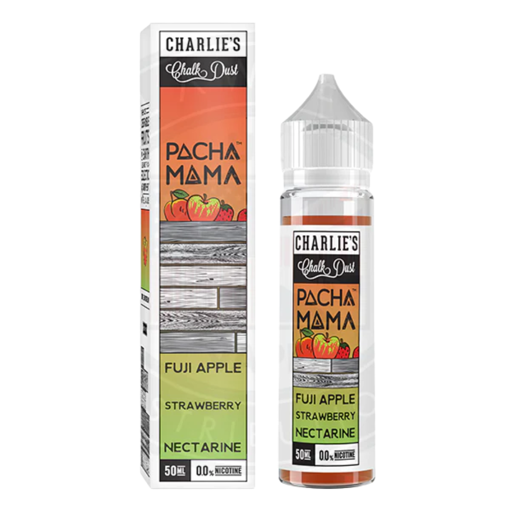Pacha Mama - E-Liquid Shortfill - Fuji Apple Strawberry Nectarine 50ml 0mg