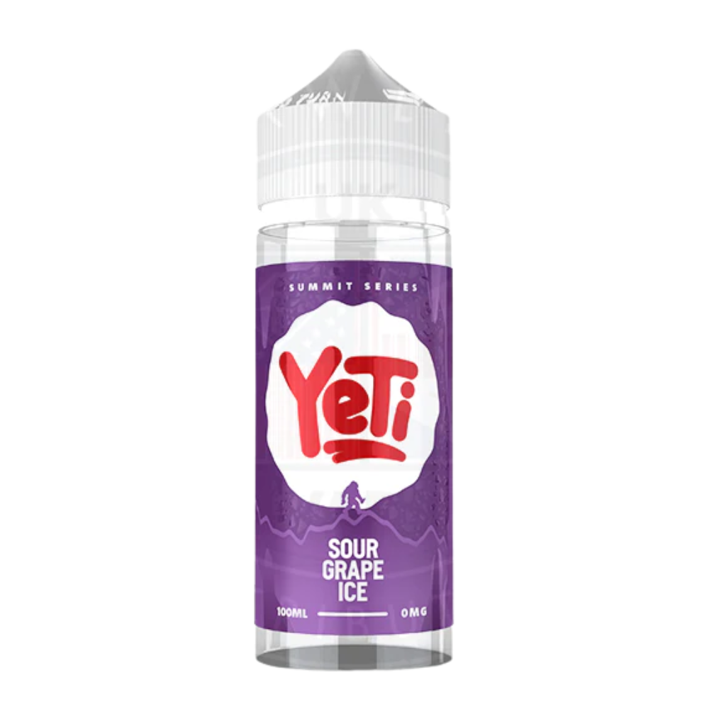 Yeti - E-Liquid Shortfill - Summit Series - Sour Grape Ice 0mg 100ml