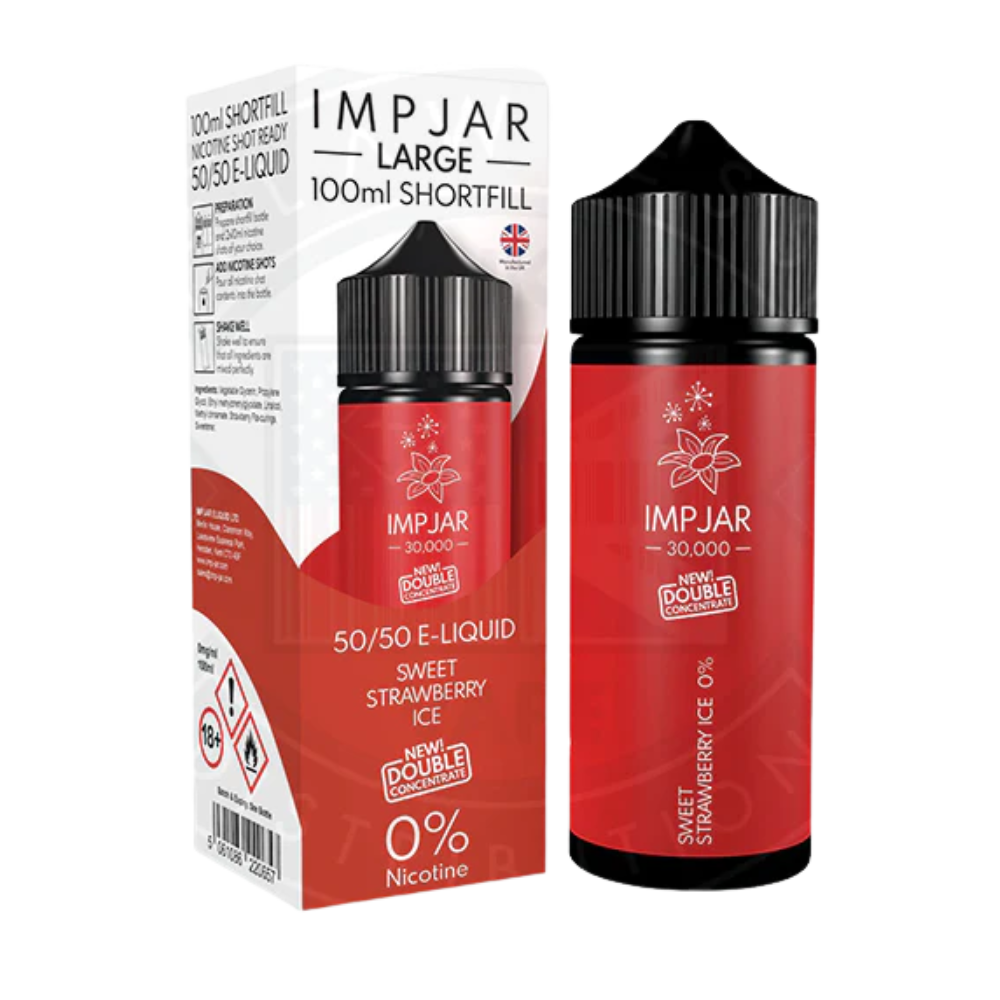 IMP JAR Large - Shortfill Doubleconcentrate - Sweet Strawberry Ice 100ml 0mg