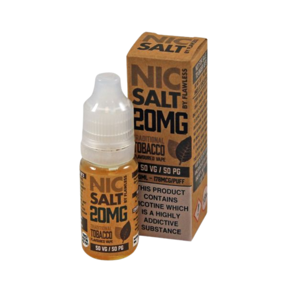 Flawless - Nic Salt - Traditional Tobacco - 10ml