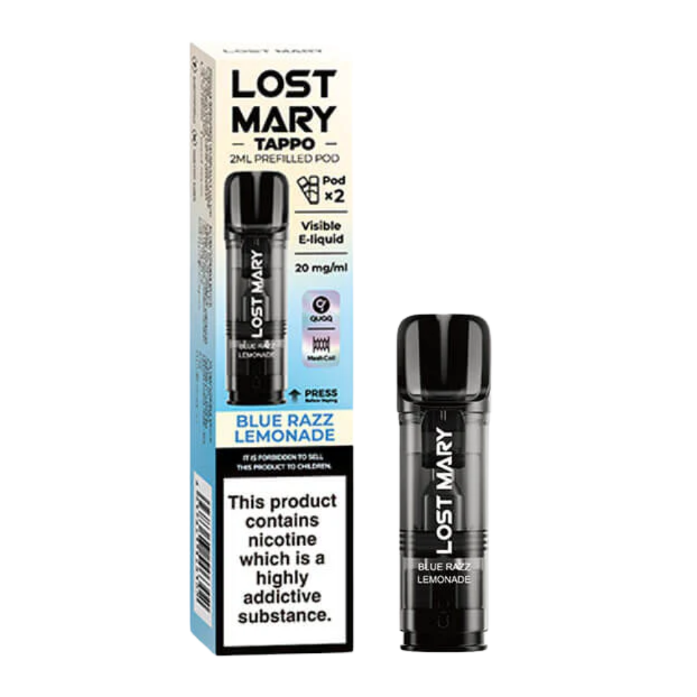 Lost Mary - Tappo Blue Razz Lemonade Prefilled Pods 20mg - 2 Pack