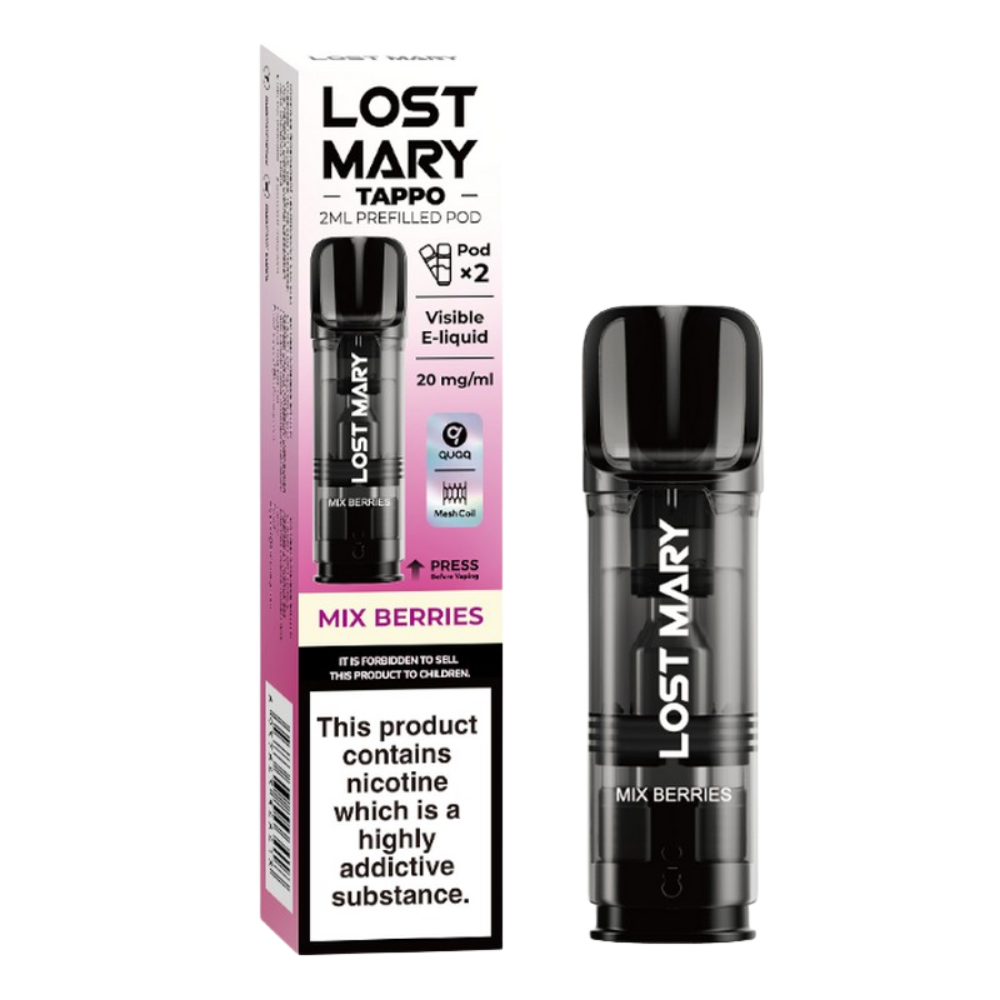 Lost Mary - Tappo Mix Berries Prefilled Pods 20mg - 2 Pack