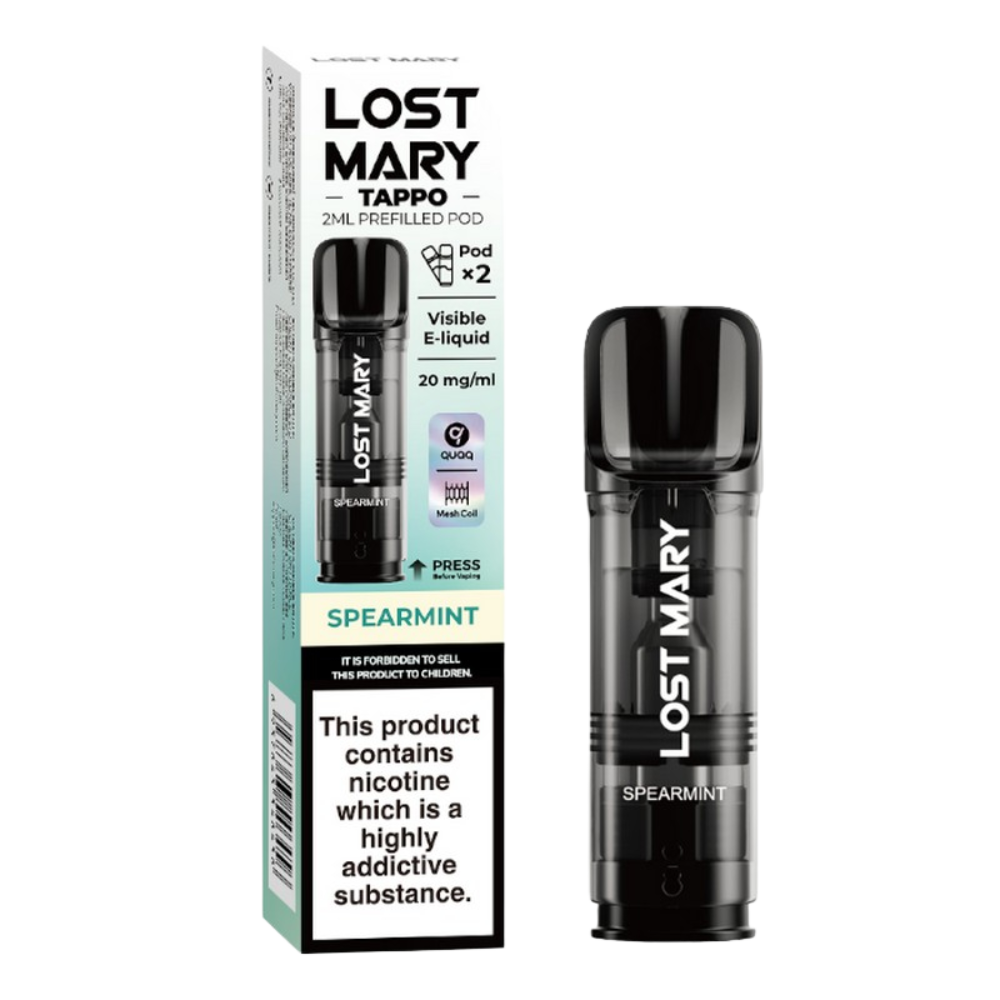 Lost Mary - Tappo Spearmint Prefilled Pods 20mg - 2 Pack