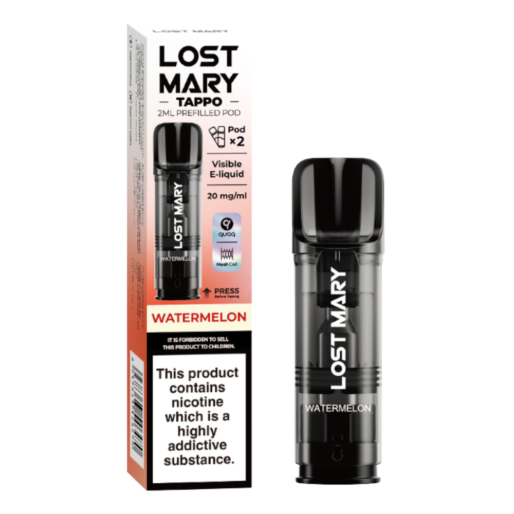 Lost Mary - Tappo Watermelon Prefilled Pods 20mg - 2 Pack