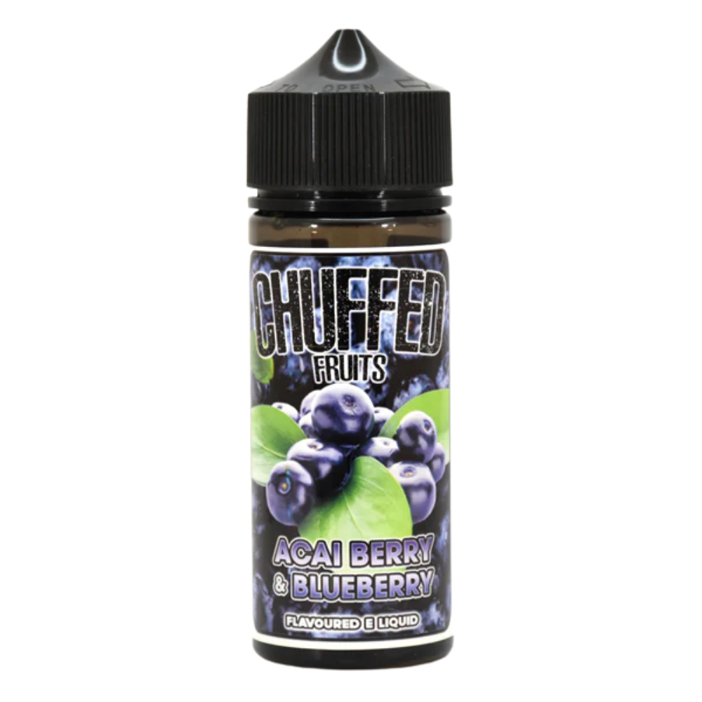 Chuffed - Fruits - Shortfill E-Liquid - Acai and Blueberry 0mg 100ml