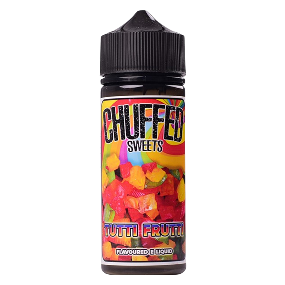 Chuffed - Sweets - Shortfill E-Liquid - Tutti Frutti 0mg 100ml