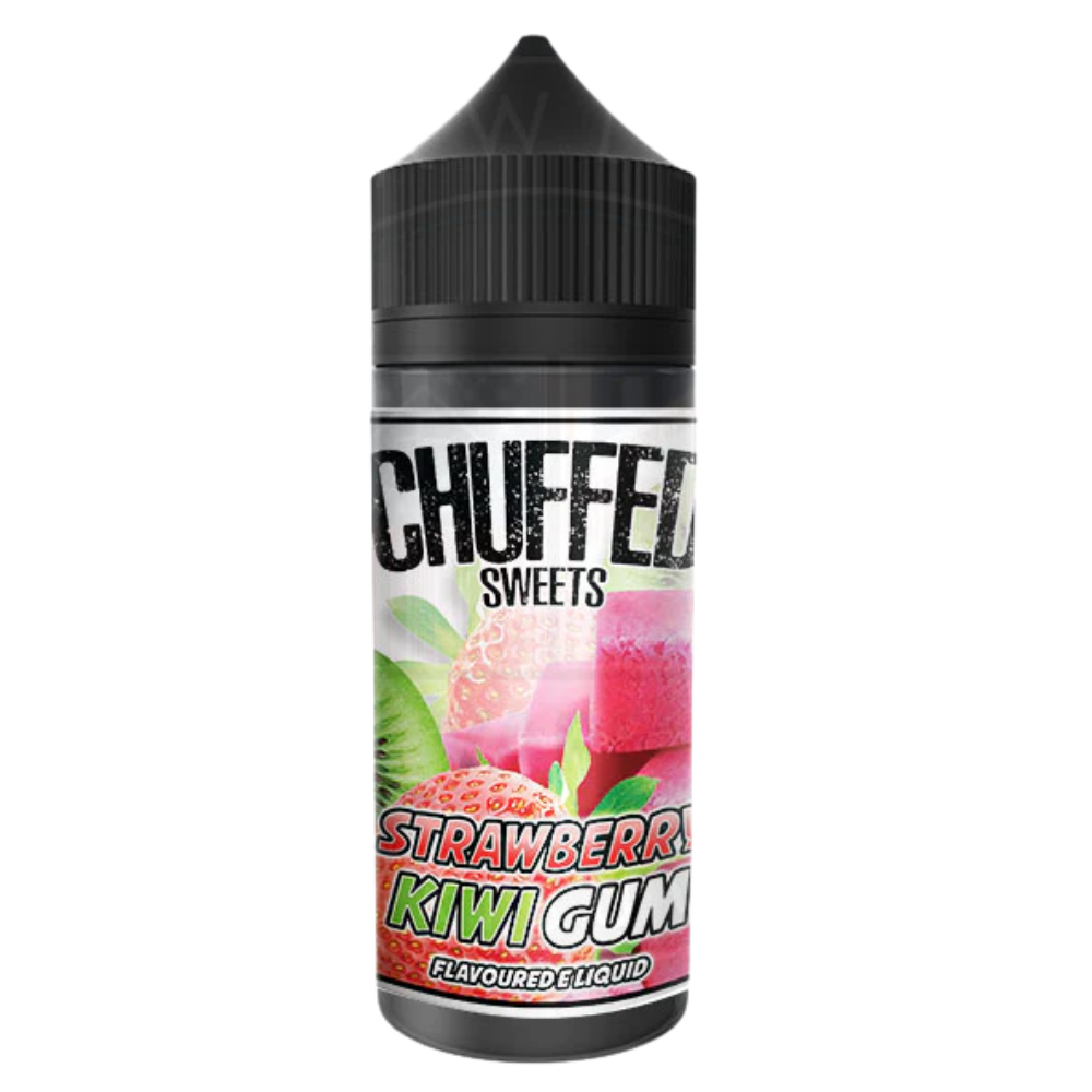 Chuffed - Sweets - Shortfill E-Liquid - Strawberry Kiwi Gum 0mg 100ml