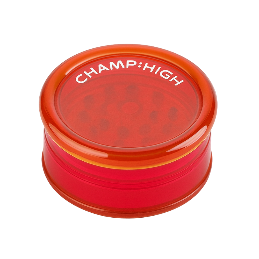 Champ High - Plastic Grinder Rainbow - 61mm - 3 Layers Red