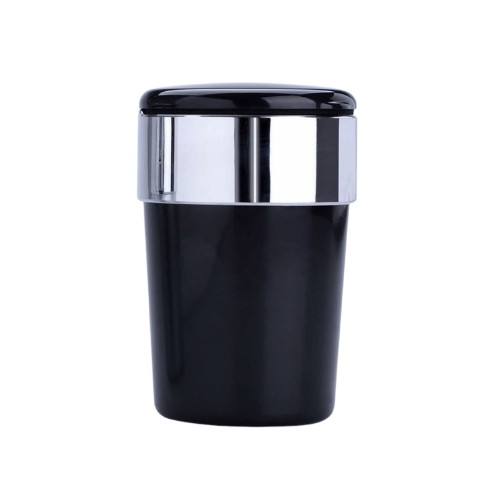 Champ Metallic Auto Aschenbecher mit LED Beleuchtung Black