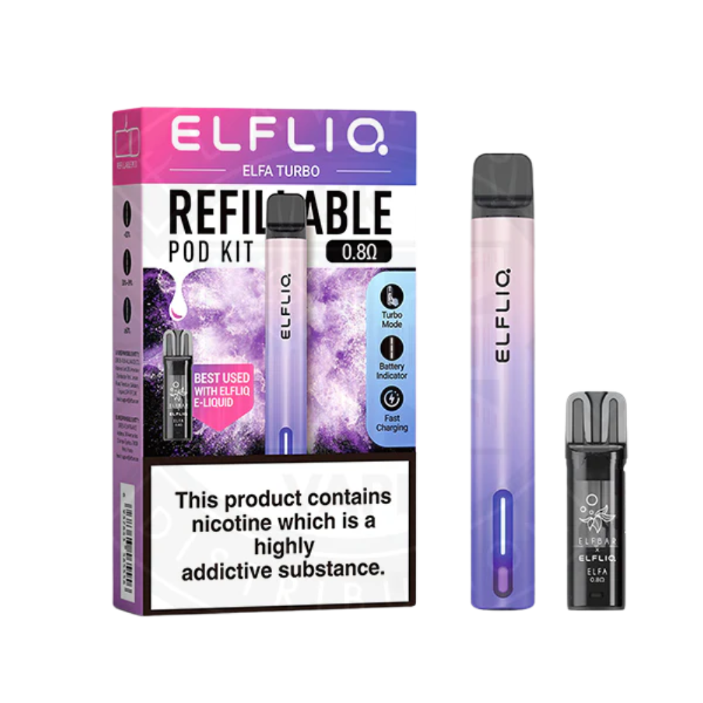 Elfliq - Elfa Turbo - Vape Kit - Aurora Purple