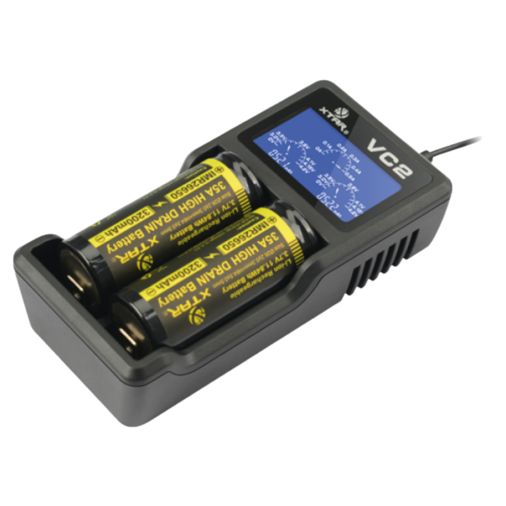 XTAR VC2 2-Schacht USB-Ladegerät