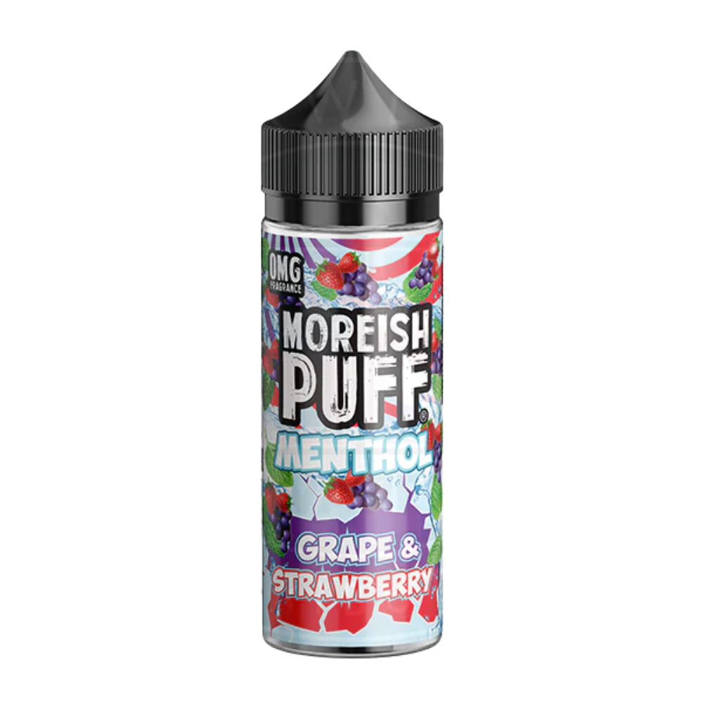 Moreish Puff - Menthol - 0mg Shortfill - Grape & Strawberry