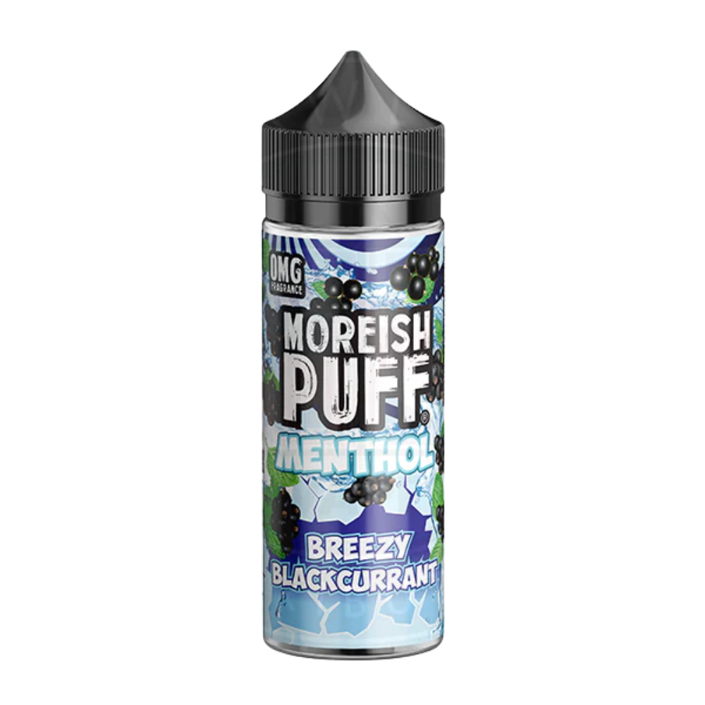 Moreish Puff - Menthol - 0mg Shortfill - Breezy Blackcurrant