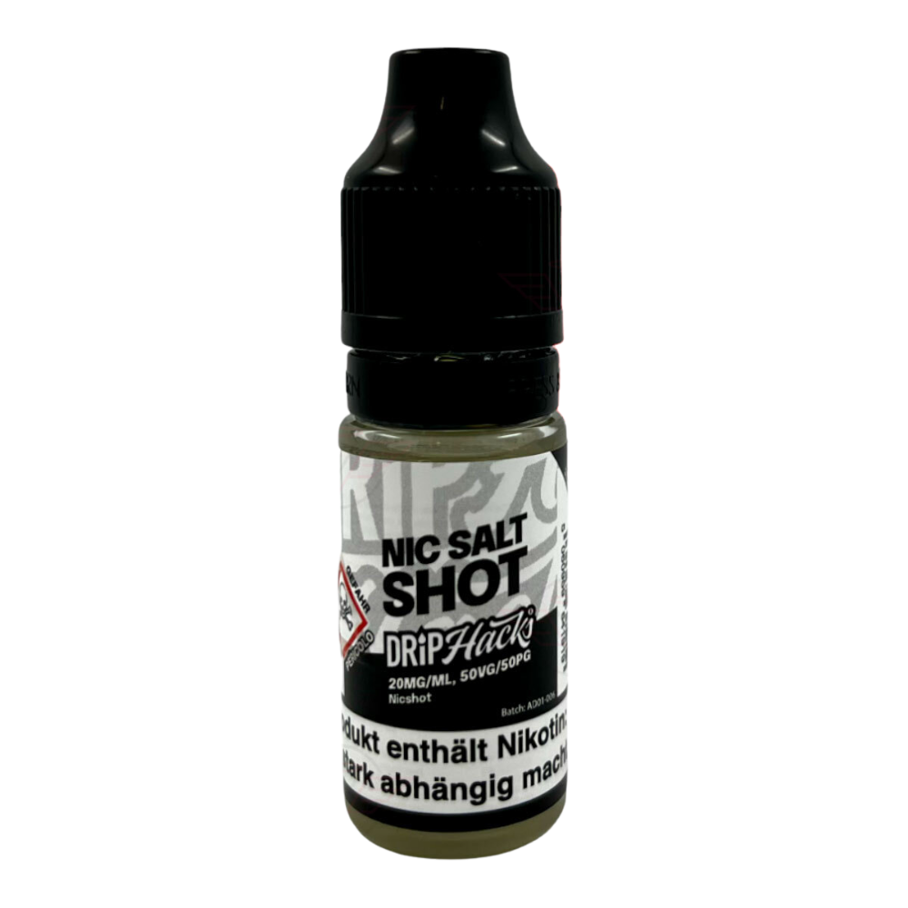 Drip Hacks - Nikotin Salz Shot 10ml - 20mg 50/50