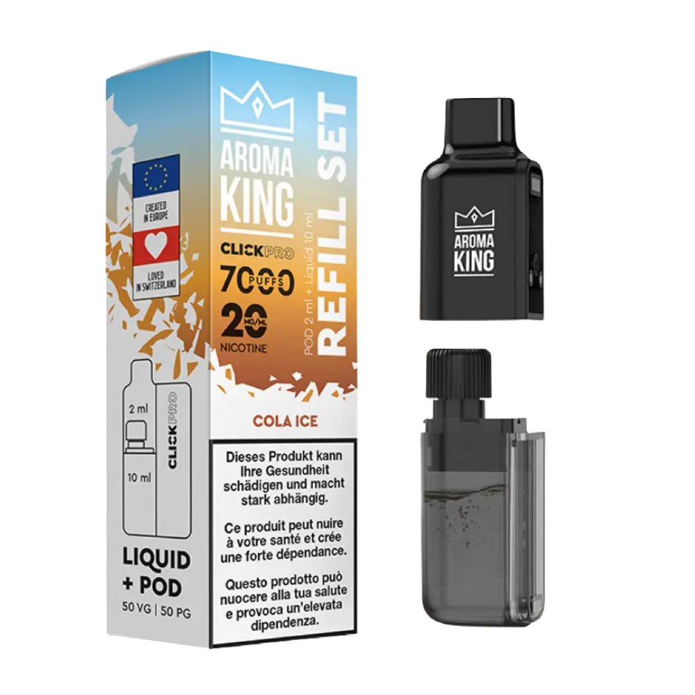 Aroma King - Click Pro 7000 - Liquid Pod - Cola Ice