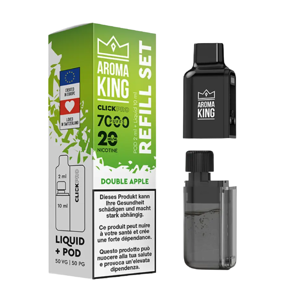 Aroma King - Click Pro 7000 - Liquid Pod - Double Apple