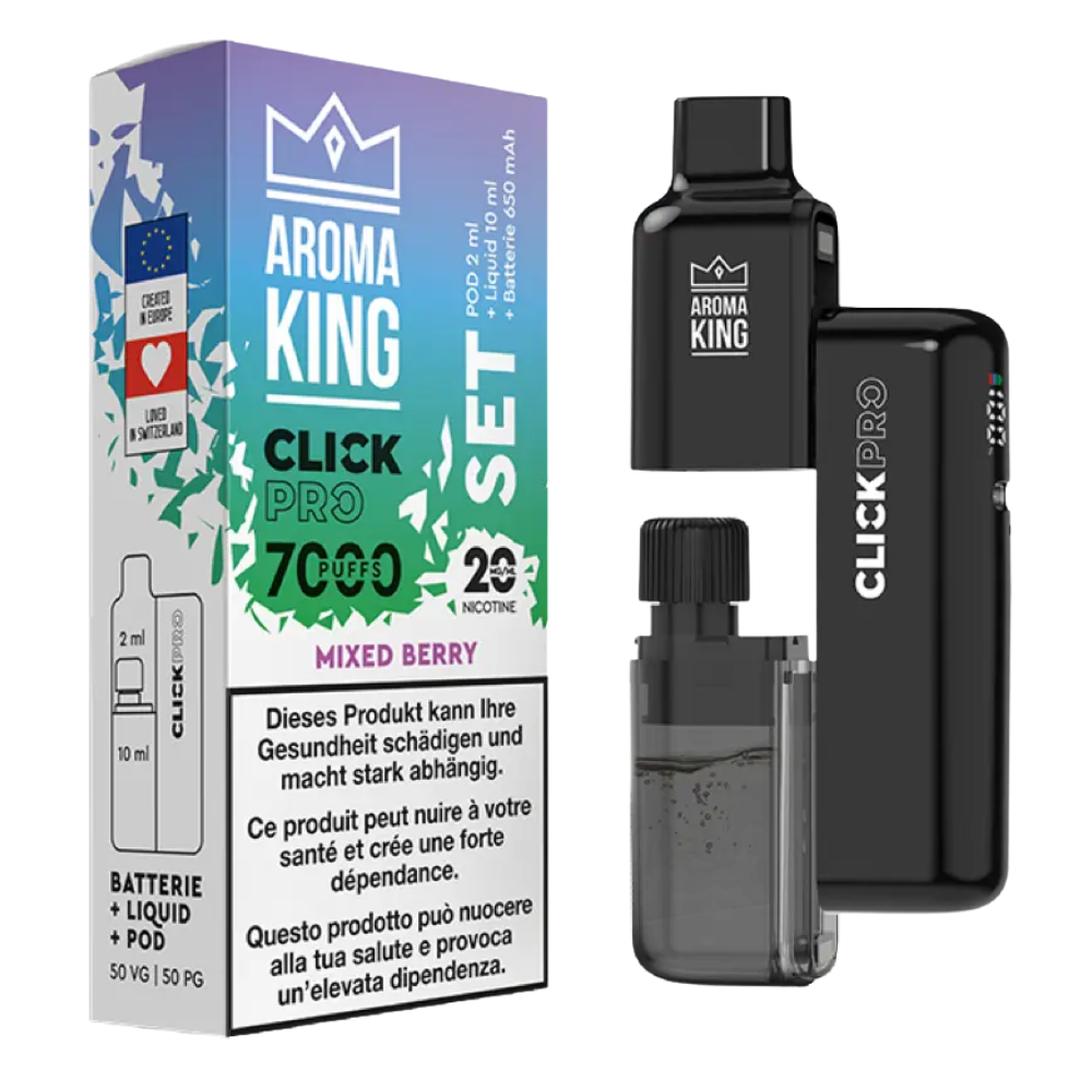 Aroma King - Click Pro 7000 SET Mixed Berry
