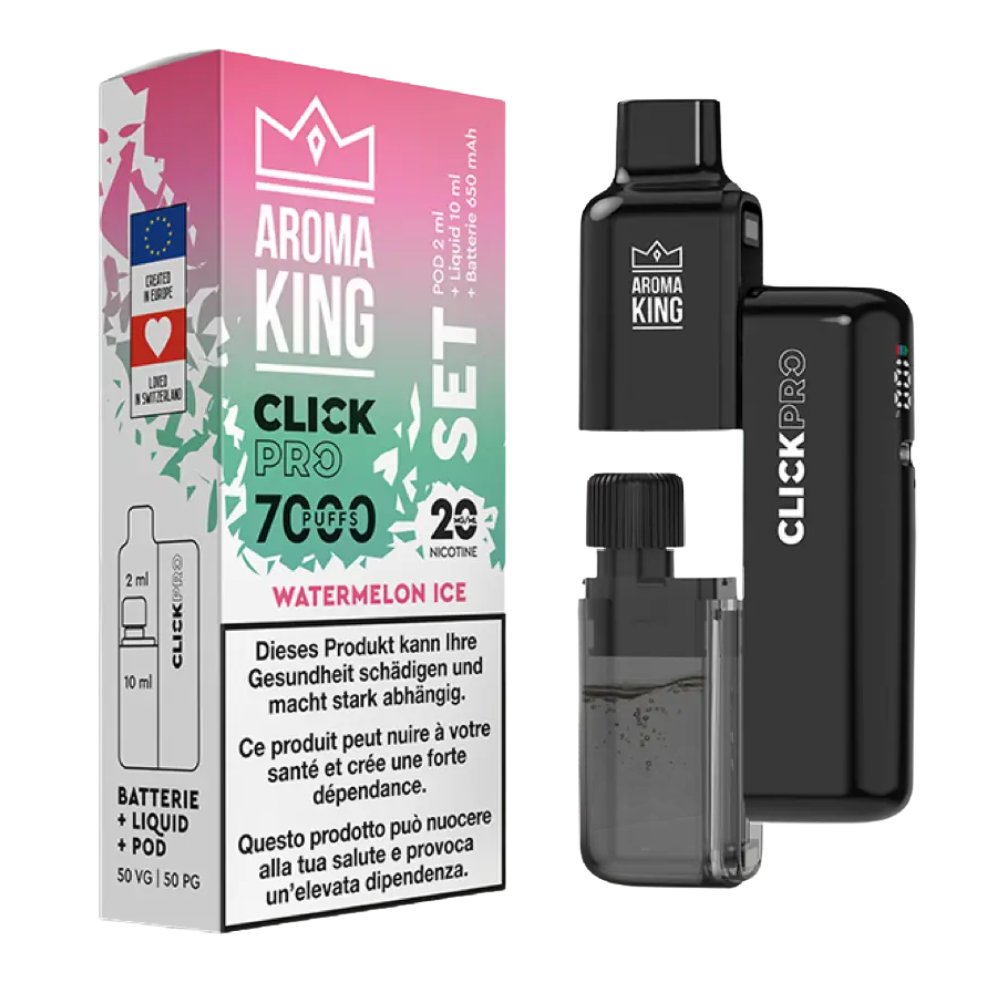 Aroma King - Click Pro 7000 SET Watermelon Ice