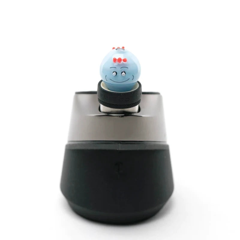 Empire Glassworks Puffco Peak Bubble Cap – Blue Twins