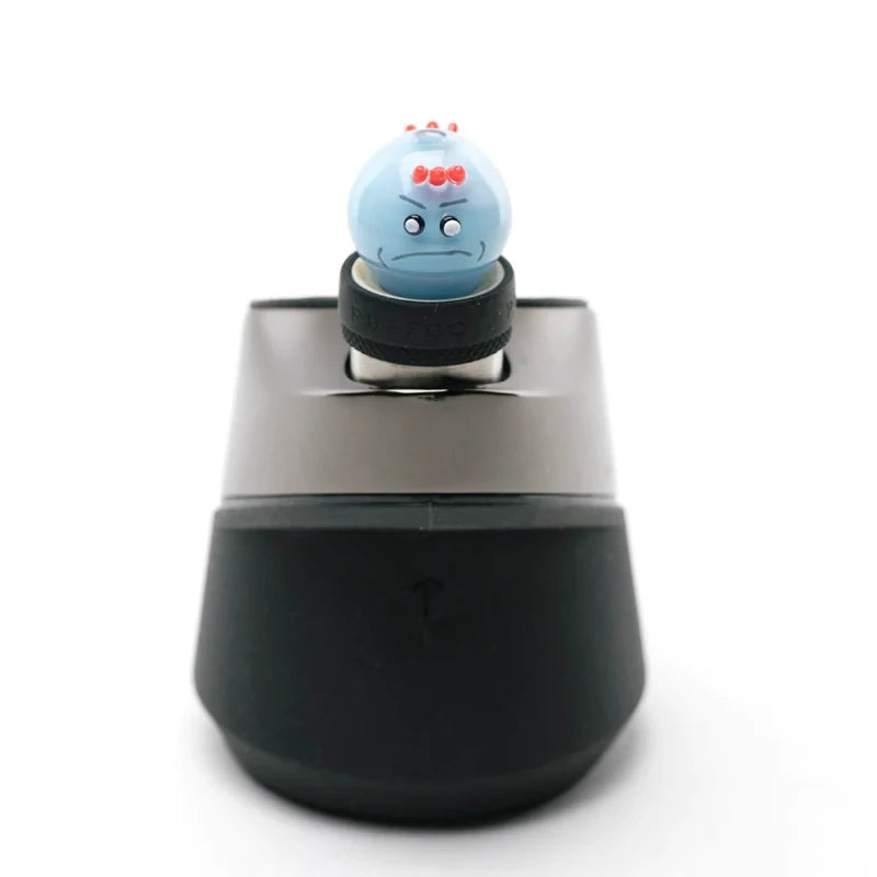 Empire Glassworks Puffco Peak Bubble Cap – Blue Twins