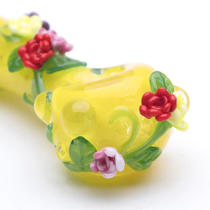Empire Glassworks Spoon Pipe – Sunshine Garden Small Edition