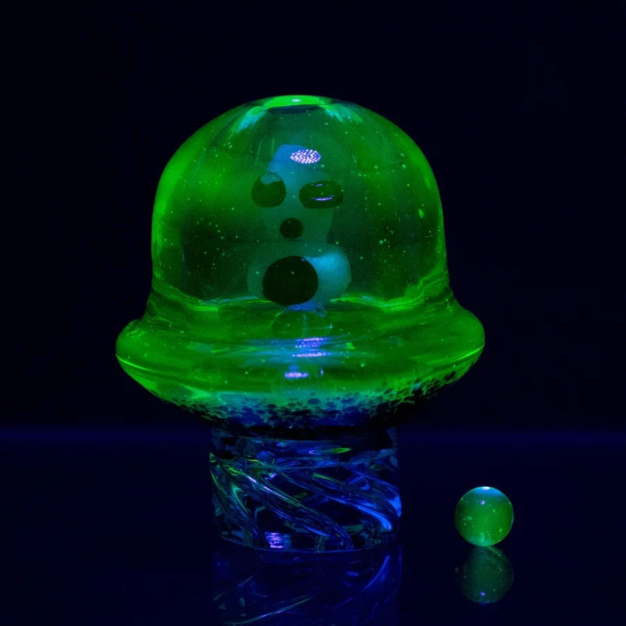 Empire Glassworks Spinner Cap – UFO Martian Edition
