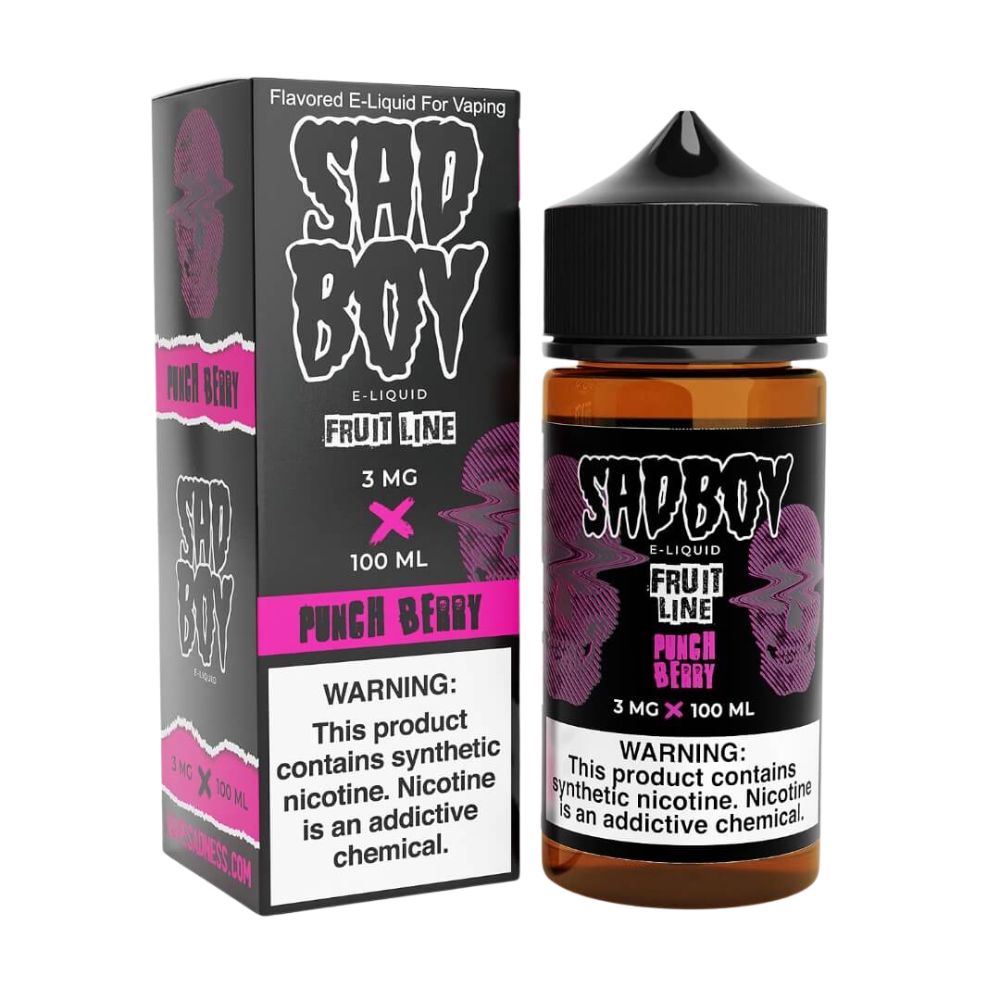 Sadboy - Fruit Line - E-Liquid Shortfill - Punch Berry (Punch Berry Blood) 100ml 0mg