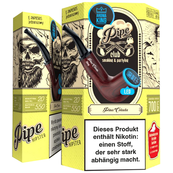 Aroma King Pipe Pina Colada Vape | Snustrend Snustrend - Snus, Vapes & Schnupf Aroma King Pipe Pina Colada Vape | Snustrend Snustrend - Snus, Vapes & Schnupf