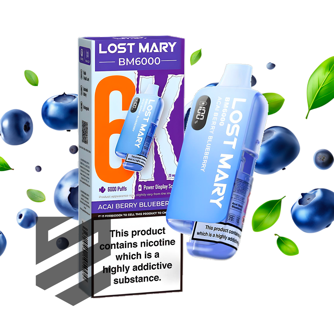 Lost Mary - BM6000 - Acai Berry Blueberry - Vape Kit