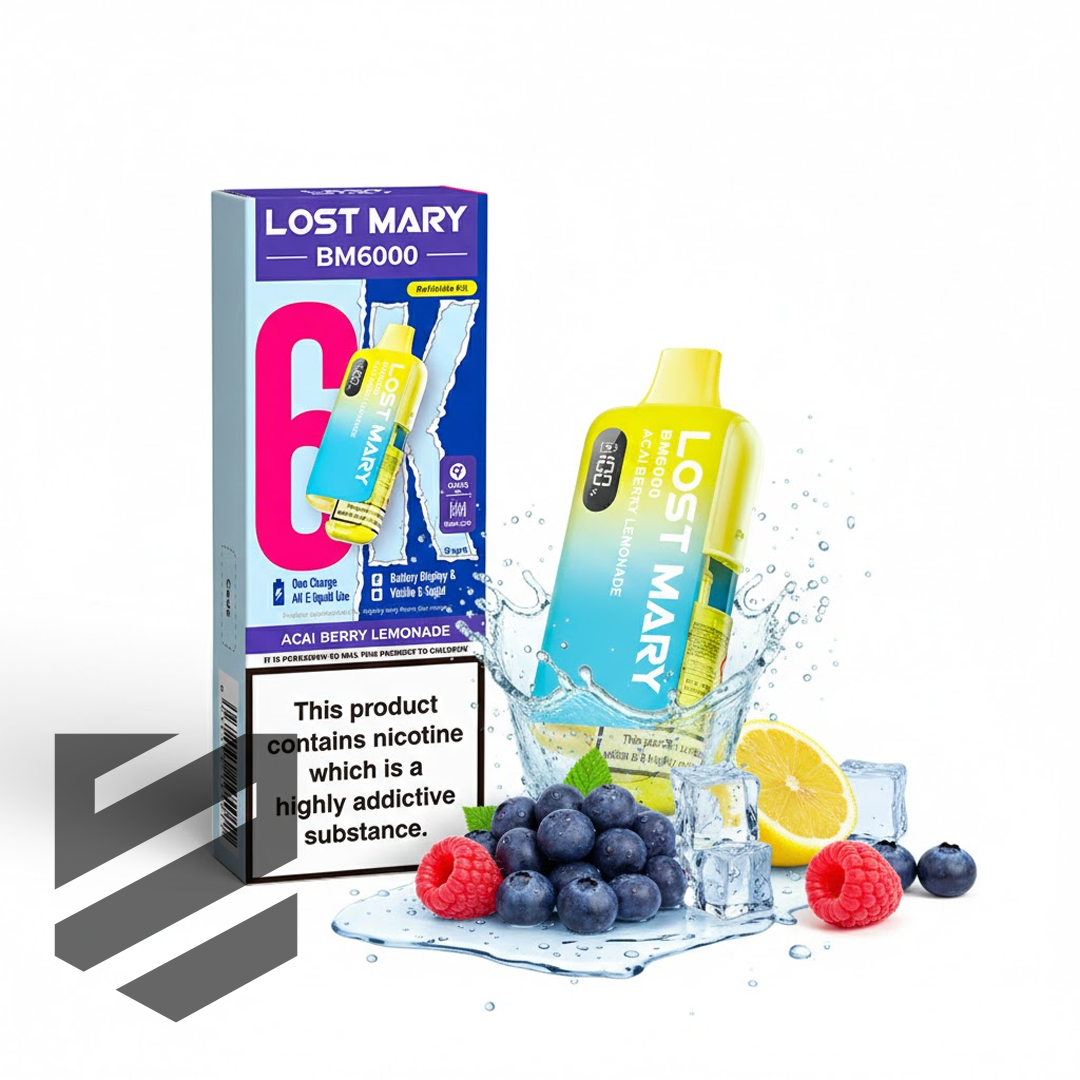Lost Mary BM6000 Prefilled Pod Kit – Acai Berry Lemonade
