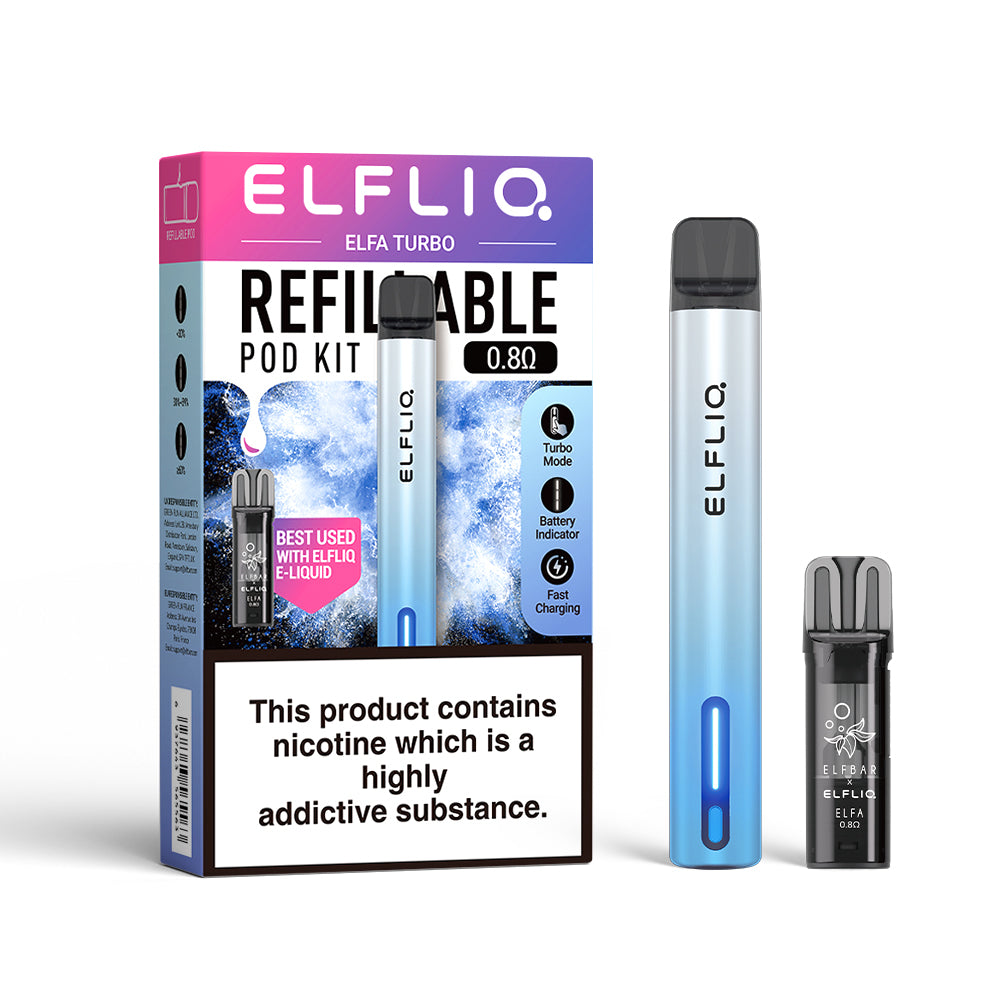 Elfliq - Elfa Turbo - Vape Kit - Aurora Cyan