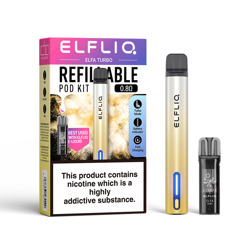 Elfliq - Elfa Turbo - Vape Kit - Aurora Gold