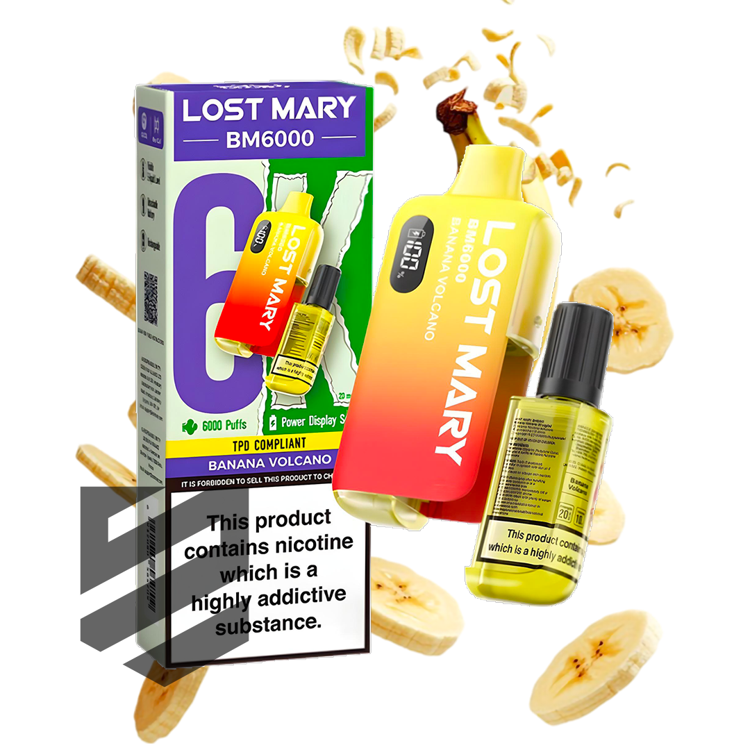LOST MARY BM6000 Banana Volcano Vape | Snustrend – Snustrend