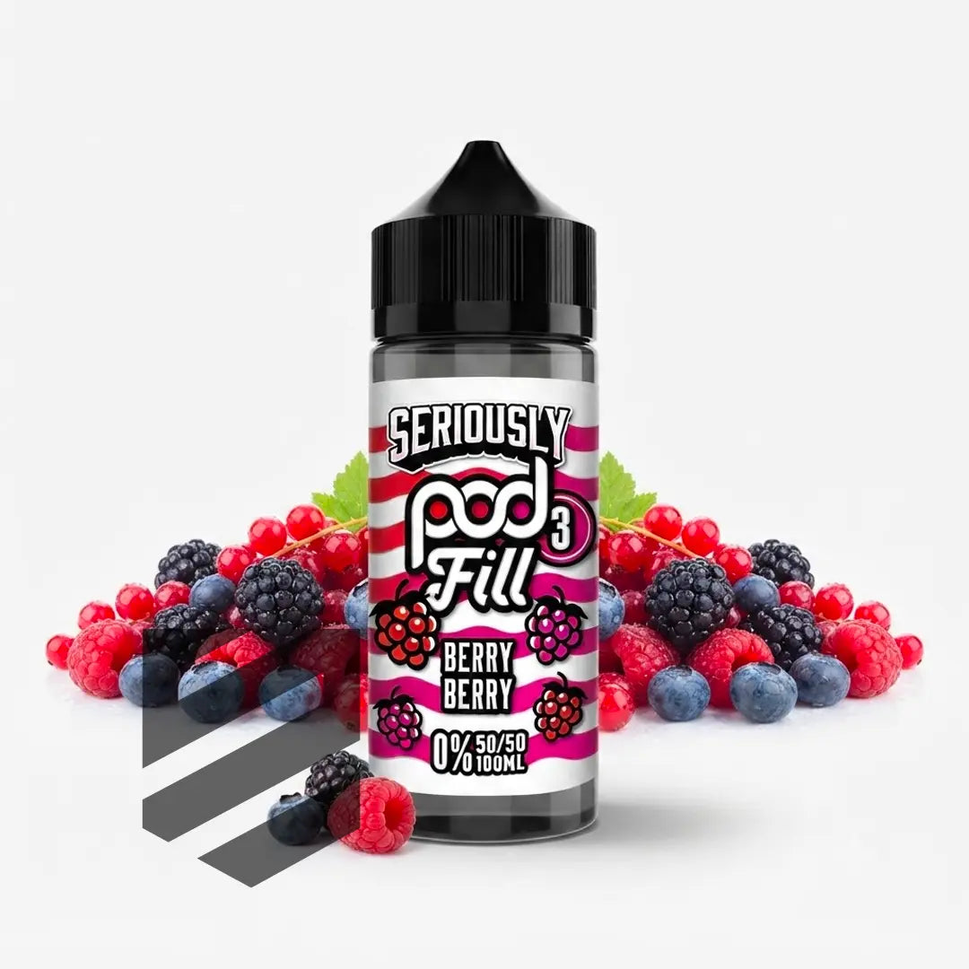 Seriously Pod Fill 3 - Berry Berry 50/50 0mg 100ml Shortfill