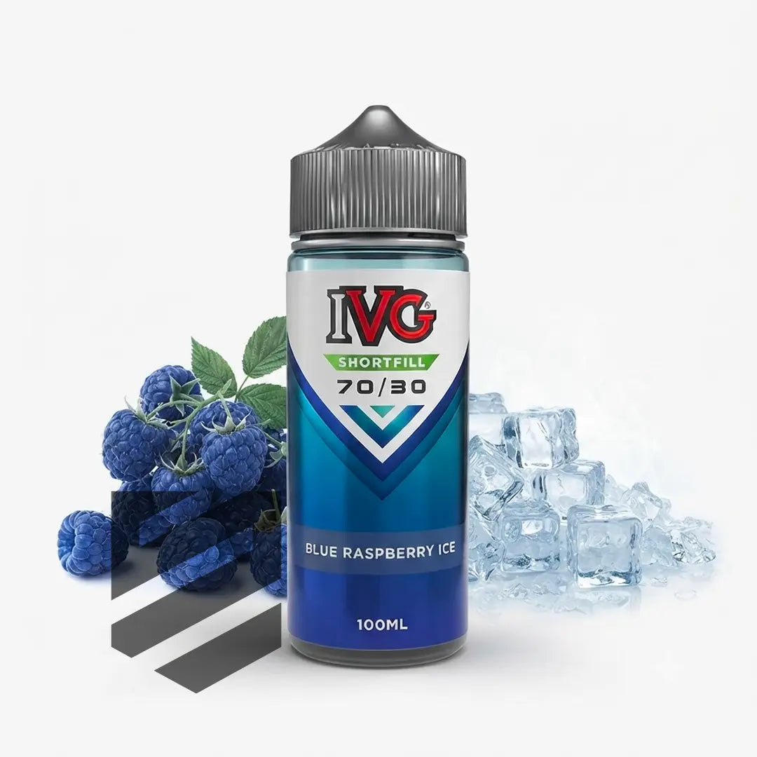 IVG 70/30 0 mg – 100 ml Shortfill Blue Raspberry Ice