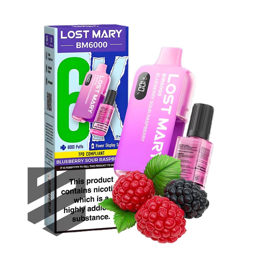 Lost Mary - BM6000 - Blueberry Sour Raspberry - Vape Kit