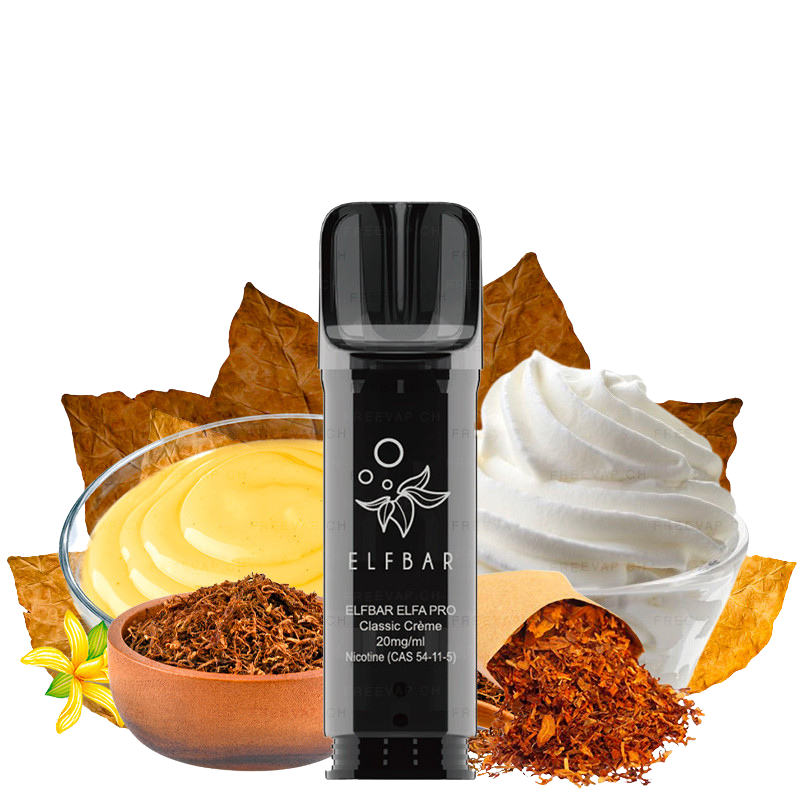 Elf Bar - Elfa Pro - Classic Cream / Snoow Tobacco - (2er Pack)