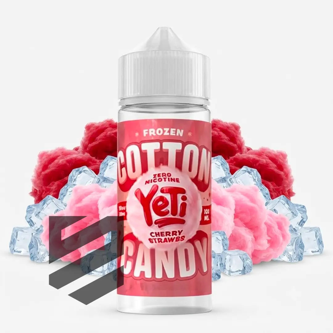 Yeti Cotton Candy Frozen Cherry Strawbs – 0 mg – 100 ml Shortfill E-Liquid