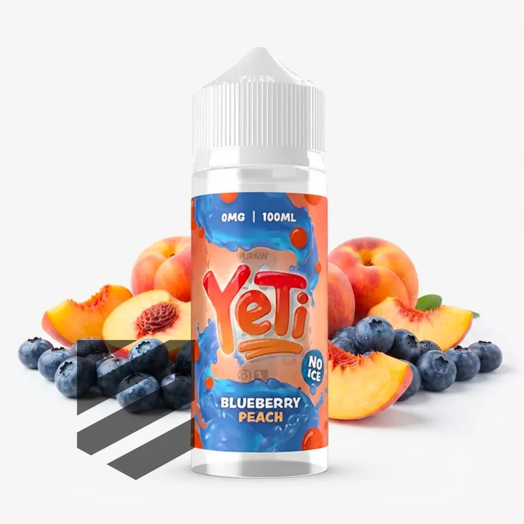 Yeti Defrosted – Blueberry Peach (No Ice) – 0 mg – 100 ml Shortfill E-Liquid