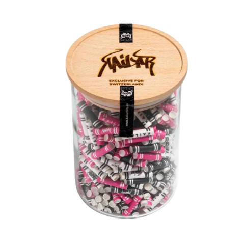 Kailar - 500er Glas Cellulose Aktivkohlefilter - Triplemixed