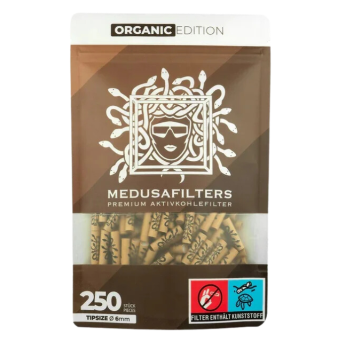 MedusaFilters - 250er Pack - ORGANIC - Hybrid Aktivkohlefilter