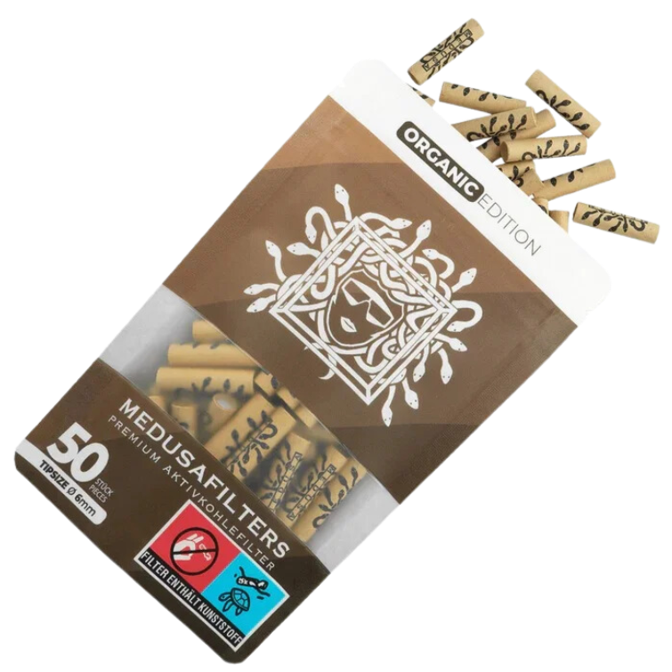 MedusaFilters - 50er Pack - ORGANIC - Hybrid Aktivkohlefilter