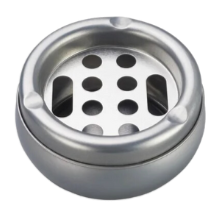 Metall Aschenbecher Silver